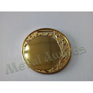 Shiny Gold Plating Custom Engraved Medals For Children One Side / Two Side Design