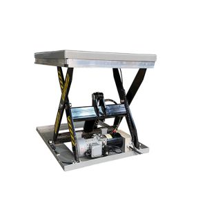4000kg Single Scissor Platform Lift Table Max Height 1400mm