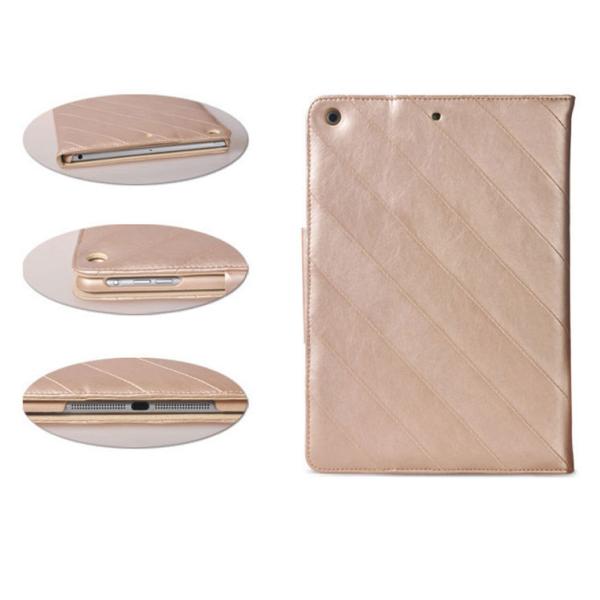 Quality Fashion and hot selling leather case for ipad air with many colors wholesale