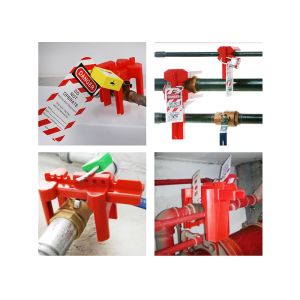 BOSHI Industrial Safety PP Material Adjustable Gate Valve Lockout Kits