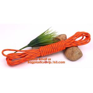 100% nylon 66 8mm 9mm 9.5mm climbing rope strength, high strength fire escape
