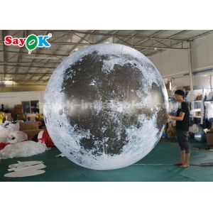 3m Giant Advertising Inflatable Lighting Decoration Moon Globe Ball