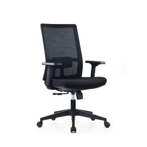2023 Mesh Mid Back Recliner Office Chair with Adjustable Height and Stainless