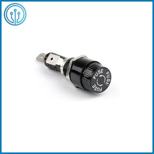 PCB Panel Mount AC Fuse Holder R3-14 For 6.32x32mm Cartridge Fuse 10A 250V