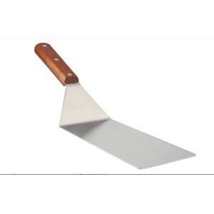 Cheap Extra-Large Sturdy Stainless Steel kitchen utensil sets Spatula with Wooden Handle for sale