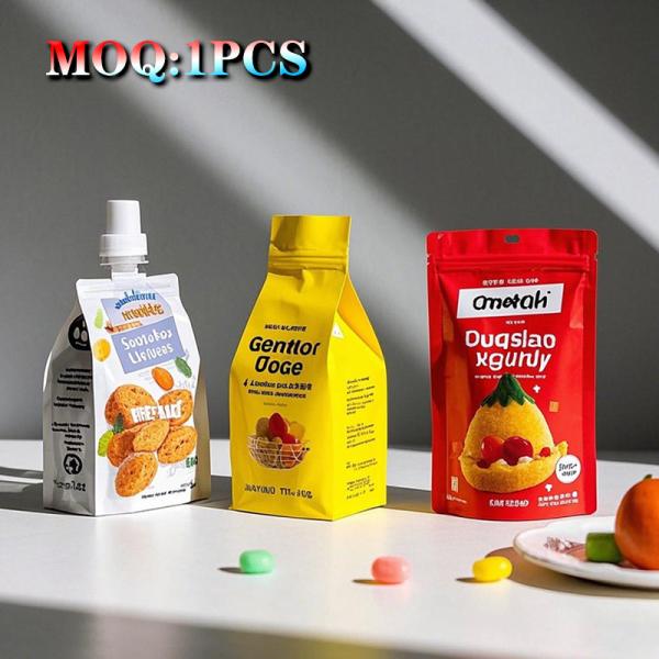 Eco-friendly Plastic Composites Spout Pouch For Customizable Sustainable