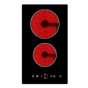 CE Scratch Resistant Classy Cook 2 Burner Ceramic Cooktop