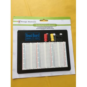 Solderless Breadboard Circuit Projects ABS Material 1100 Points With Metal Plate