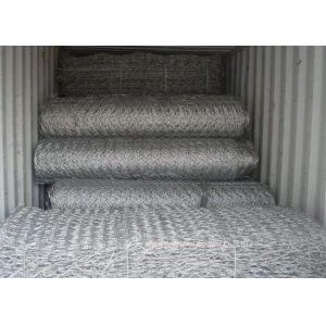 Durable Electro Galvanized Gabion Wire Mesh Fence / Rabbit Wire Netting