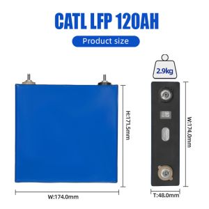 Catl 3.2V120ah Lithium Lifepo4 Prismatic Cell 125ah 200ah 300ah 280ah 12V 24V