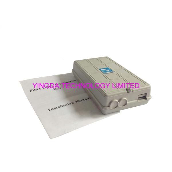 12 Cores FTTH Mini Fiber Optic Termination Box For Cable Fusion Splicing