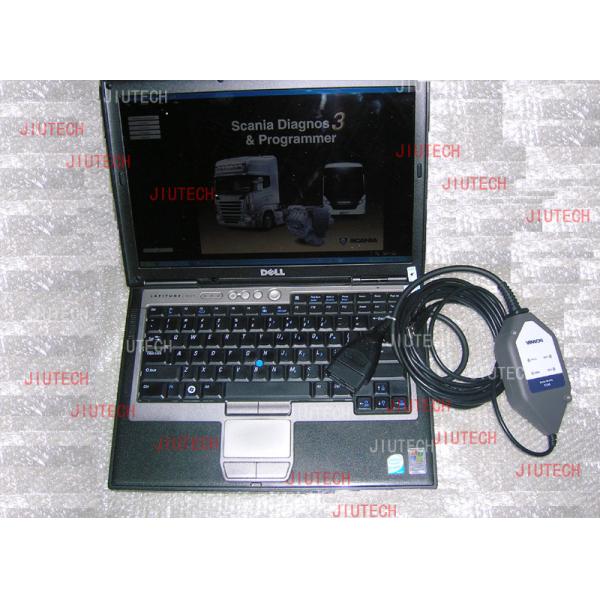 Quality D630 Loptop + Scania Vci2 + Scania Sops Scania Diagnos & Programmer wholesale
