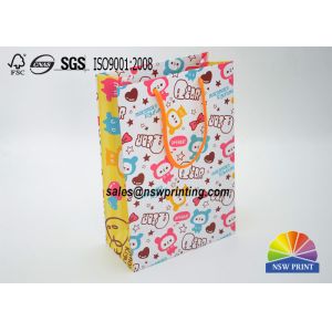 Matt Laminated Full Color Printintg Cartoon Custom Paper Shopping Bags