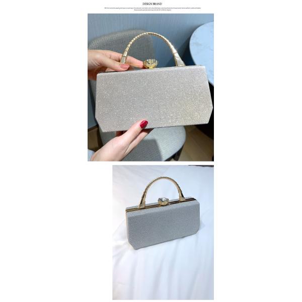 Vintage Style Hasp Women Handbag adorned with Designer Highlight Sequins Leather Trend