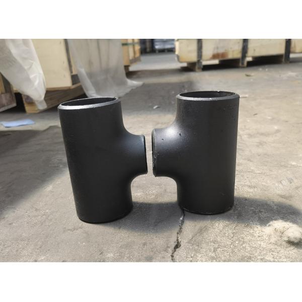 Quality ANSI B16.9 ASTM A234WPB CARBON STEEL PIPE TEE BLACK wholesale