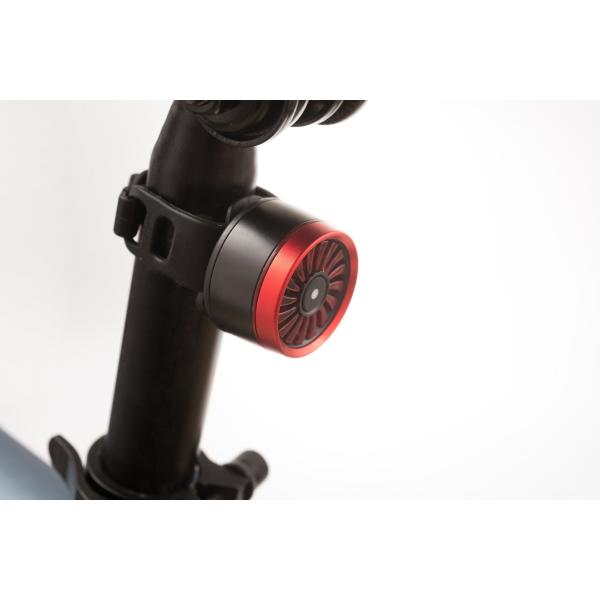 39.5*29 Mm Smart Bicycle Rear Lights 28mm Tail Auto Sensing Brake Detection