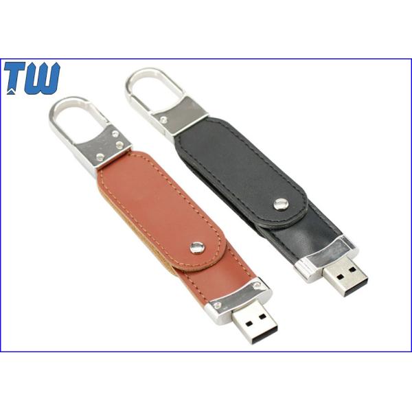 Quality 3680 Degree Rotating Leather Buckle 4GB USB Memory Stick Flash Drive wholesale