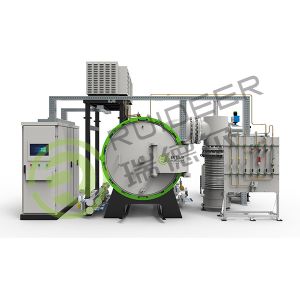 800-1300°C super high vacuum and high temperature batch system brazing furnace
