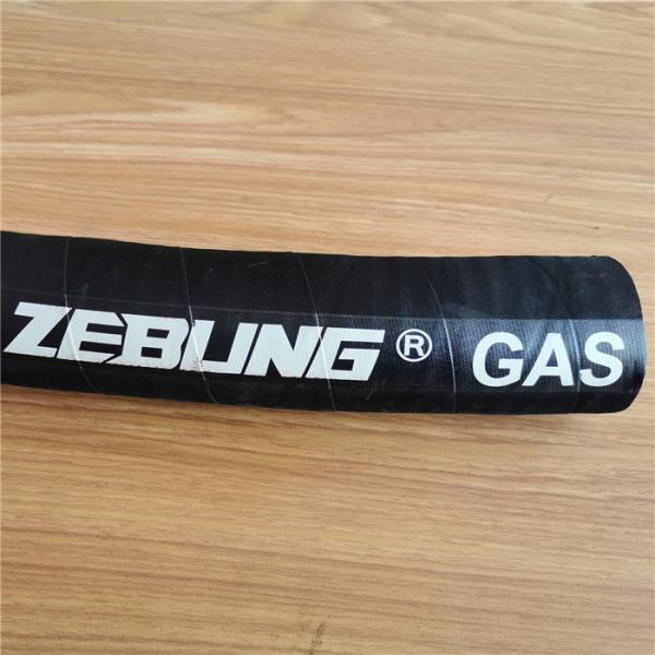 Black Color Rubber Mining Hose Suction And Discharge Gas Hose Wear Resistant