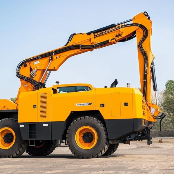 Underground Shotcrete Machine with Max Spray Distance 30 Meters 15 KW Motor and