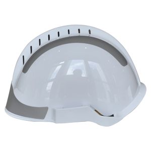 High Security Anti Fire Control Helmet with White ABS and Curve Visor