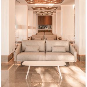 MODERN L SHAPED VELVET FABRIC UPHOLSTERED LONG COUCH MODULAR SECTIONAL SOFA FOR