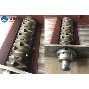 Overload Protection Pipe Plastic Shredder Machine With Crusher Machine