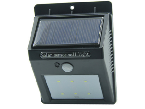 6 Leds Motion Sensor LED Wall Light with rechargeable Li-ion Battery