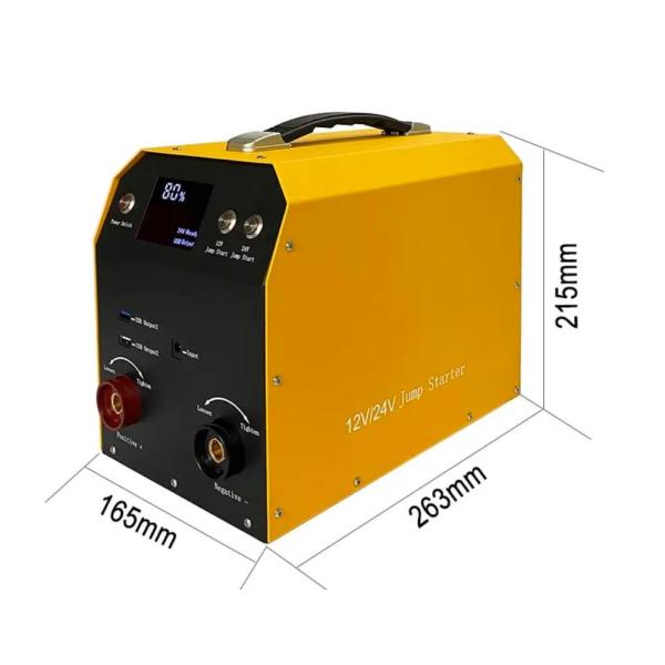 12V 24V Car Jump Starter Power Bank Lithium Car Battery Charger Portable Emergency Tool