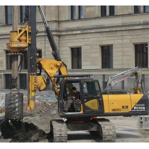 KR 125ES Hydraulic Rotary Drilling Rig Machine Foundation Pile With Cummins
