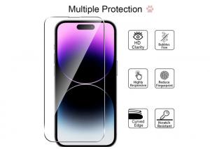 China 0.33MM 	2.5D Glass Screen Protector Clear 9H Mobile Tempered Glass Screen Protector For Iphone on sale