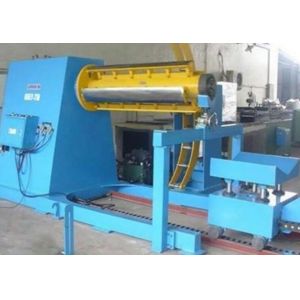 380V 60HZ Roll Forming Production Line Automatic Decoiler With Hydraulic System