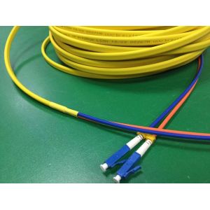 Flat Twin LSZH Ruggedized Fiber Patch Leads With Extra Strength / Durability