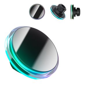 Cheap Original Design Magnetic Car Mount With Crystal Ambient Light For Fast Charging And Horizontal/Vertical for sale