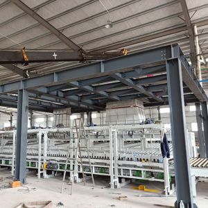 Industrial Steel Portal Frame Building , Recyclable Steel Structure Residential