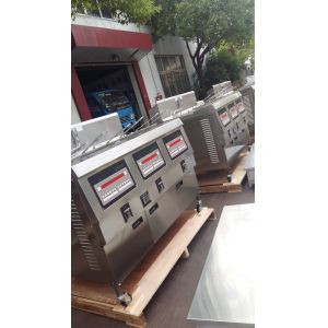 Digital Computer Panel Three Pots Six Baskets Open Deep Fryer With Filtration