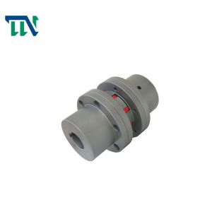 Flexible Double Flange Shaft Coupling Pump Plum Shaped Elastic Jaw LMS 8