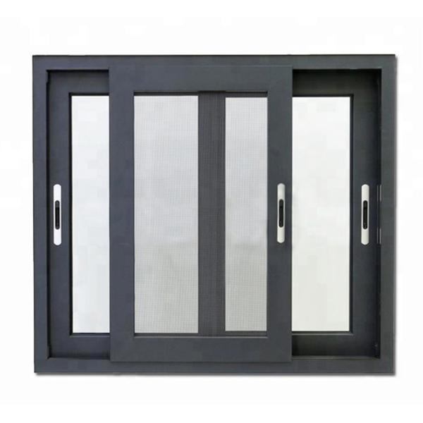 Quality Soundproof Aluminum Frame Windows Vertical Sliding 6063 T5 Thermal Break wholesale