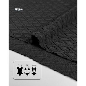 170cm Width Swim Textured Fabrics Alternatives with Textured Pattern