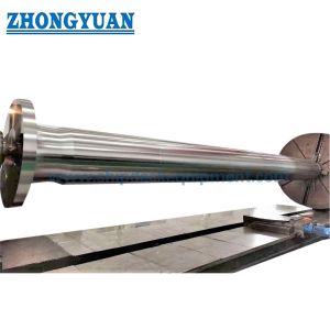 Finished Machined Alloy Forging Steel Tail Shaft Of Ship Propulsion System