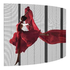 Indoor P7.8-7.8 Full Color Window Screen with 3000nits Brightness and 14bit Gray