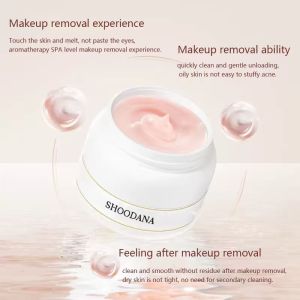 Private Label Rose Cleansing Balm Customizable Makeup Removing Cream Eyelash