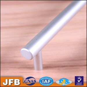 CNC aluminium anodized profile/anodizing aluminium drawerhandle with screw holes