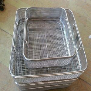 Cheap Corrosion Resistance Wire Mesh Basket For Medical Experiment Sterilizer for sale