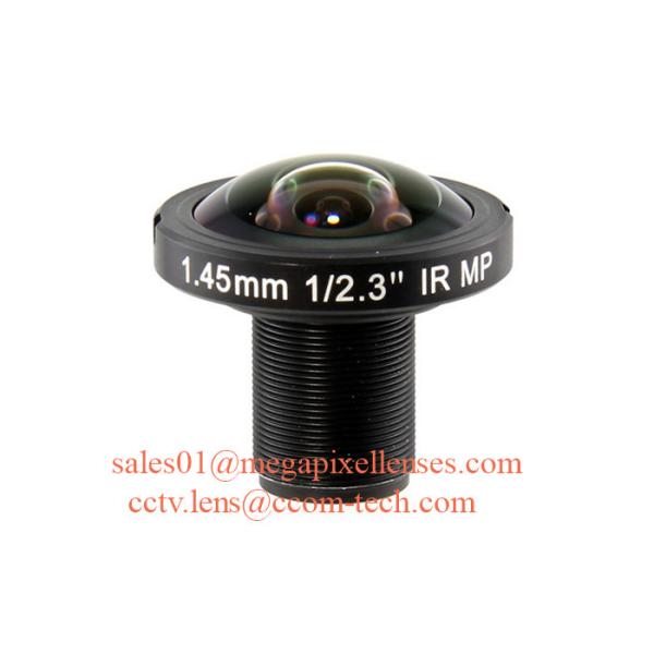 1/1.8" 1/2.3" 1.45mm 10Megapixel S mount M12 190degree Fisheye Lens for IMX178