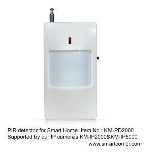 wireless pir sensor motion detector for Security home alarm system support ip cameras
