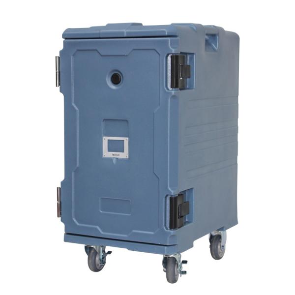 Quality LLDPE Front Loading Insulated Food Pan Carrier 120L Navy Blue Thermal Pan Carrier wholesale