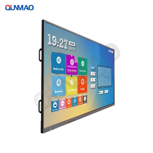 Qtenboard 86 Inch 4K Interactive Board All-In-One LCD Touch Screen Smart White