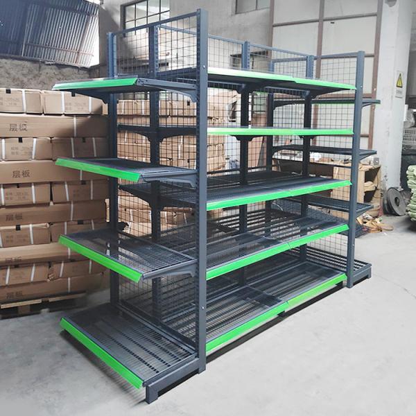 Stable Supermarket Display Shelving with Load Capacity 30-80KG/Layer and Cold