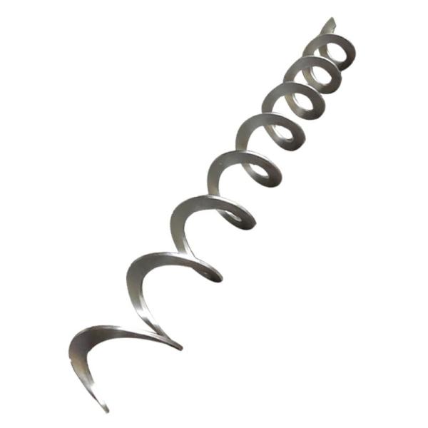 Quality Cold Rolled Centerless Screw Ground Shaftless Spiral Drill Hole Planter Helical Blade wholesale